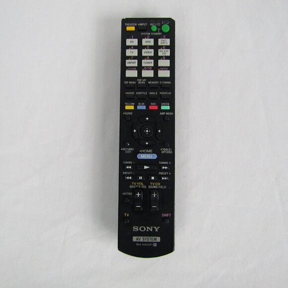 SONY REMOTE | RM-AAU071 For Sony Audio/Video AV Receiver Remote Control HTCT150 - Picture 1 of 7